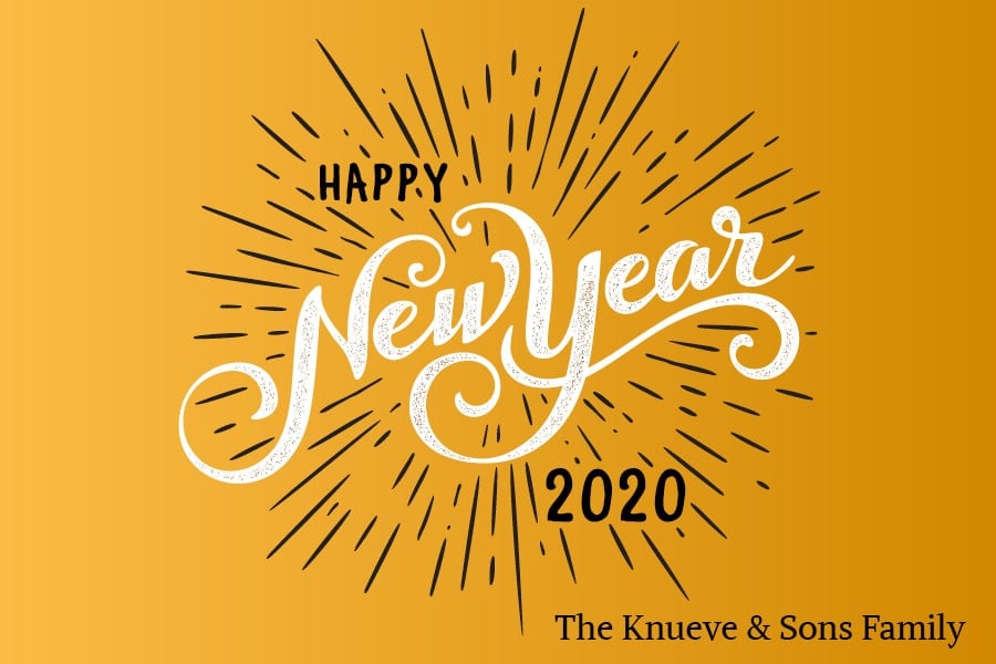 Happy New Year from Knueve & Sons