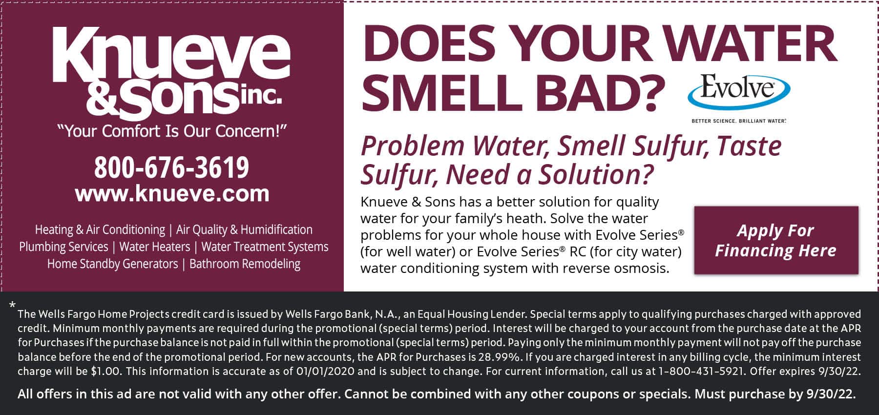 Does Your Water Smell Bad - Evolve special